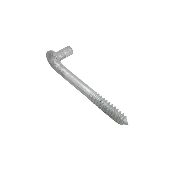 5/8" x 6" Collared Male Lag Screw Gate Hinge for Wood Gates - Galvanized Steel