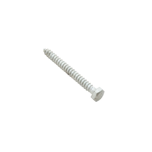 5/16" x 3" Heavy Duty Hex Head Wood Fence Lag Screw - Galvanized Steel