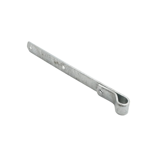 12" Heavy-Duty Straight Strap Hinge for Wood Gates - Hot Dip Galvanized