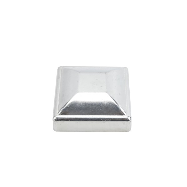 3-1/2" Square Dome Post Cap for 4x4 Wood Posts - Galvanized