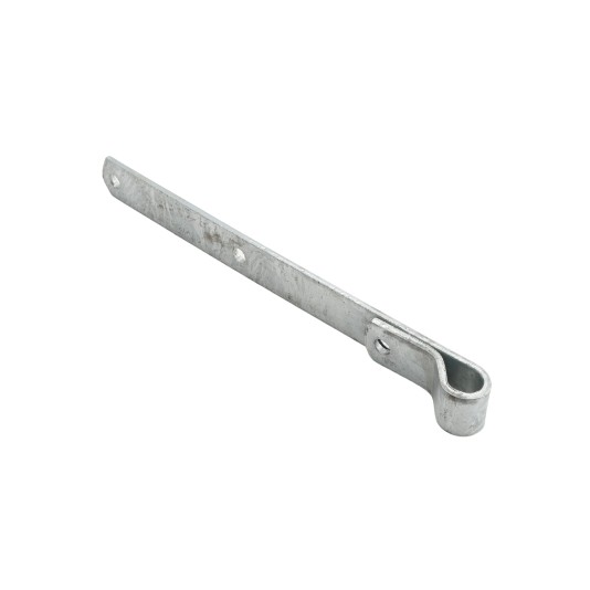12" Heavy-Duty Straight Strap Hinge for Wood Gates - Hot Dip Galvanized