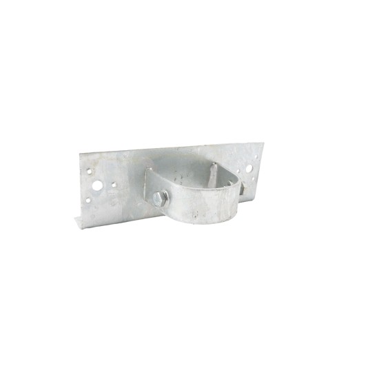 2-1/2" x 8" Wooden Fence to Round Post Line Adapter - Galvanized