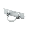 3" Rackable Adjustable Wooden Fence to Round Metal Post Line Adapter - Galvanized