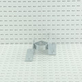 6 1/2" [2 3/8" OD] x Double Sided Wooden Fence to Post Line Adapter - Galvanized