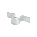 2" (1-7/8" OD) Pipe Grip Tie - Round Metal Post to Wood Fence Bracket - Galvanized