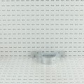 3" (2-7/8" OD) Pipe Grip Tie - Round Metal Post to Wood Fence Bracket - Galvanized