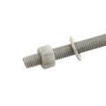 3/4" x 12" Male J-Bolt Gate Hinge with 2 Nuts - No Collar - Galvanized Steel