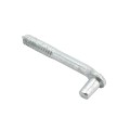 3/4" x 6" Collared Male Lag Screw Gate Hinge - Galvanized Steel