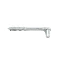 3/4" x 6" Collared Male Lag Screw Gate Hinge - Galvanized Steel