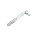 3/4" x 6" Collared Male Lag Screw Gate Hinge - Galvanized Steel