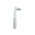 3/4" x 6" Collared Male Lag Screw Gate Hinge - Galvanized Steel