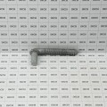 5/8" x 4-1/2" Collared Male Lag Screw Gate Hinge - Galvanized Steel
