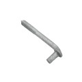 5/8" x 6" Collared Male Lag Screw Gate Hinge - Galvanized Steel