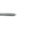 5/8" x 6" Collared Male Lag Screw Gate Hinge - Galvanized Steel