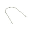Round Rail Loop Gate Latch for Wood Gates - Zinc-Coated Steel