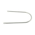 Round Rail Loop Gate Latch for Wood Gates - Zinc-Coated Steel