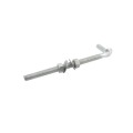 5/8" x 10" Collared Male J-Bolt Gate Hinge with 2 Nuts - Galvanized Steel