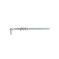 5/8" x 13" Collared Male J-Bolt Gate Hinge with 2 Nuts - Galvanized Steel