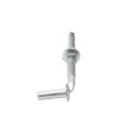 5/8" x 8" Collared Male J-Bolt Gate Hinge with 2 Nuts - Galvanized Steel