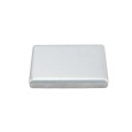 3-1/2" x 5-1/2" Flat Galvanized Steel Post Cap for 4x6 Wood Posts