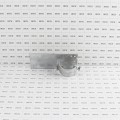 1-5/8" x 6" Wooden Fence to Round Metal Post End Adapter - Galvanized