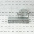 2-1/2" x 6" Wooden Fence to Round Metal Post End Adapter - Galvanized