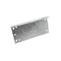 2" x 6" Wooden Fence to Round Metal Post End Adapter - Galvanized