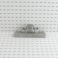 2" x 8" Wooden Fence to Round Metal Post Line Adapter - Galvanized